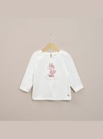 Polera Infant Niña Blanco Disney
