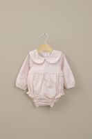 Bombacho manga larga rosado de bebé niña