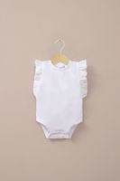 Body vuelos blanco de bebé niña