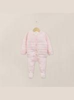 Conjunto Tejido Bebe Niña Rosado