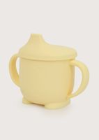 Vaso entrenamiento con doble asa amarillo