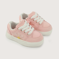 Zapatilla flor rosada de niña