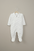 Osito plush blanco de bebé niño