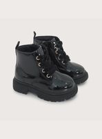 Botín Casual Cordon Negro Niña