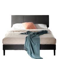 Cama Cambril c/ respaldo Zinus Colchon Espuma Green Tea King