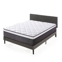 Cama Cambril con respaldo Zinus Resortes Pocket King 30cms