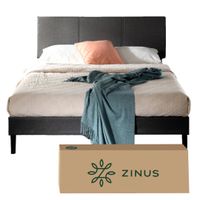 Base cama CAMBRIL respaldo Zinus 2 Plazas Long 150x200x30cm
