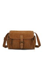 Cartera Cuero Mujer Ferney Cross Caramelo