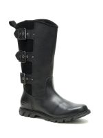 Bota Cuero Mujer Notion Buckle Negro