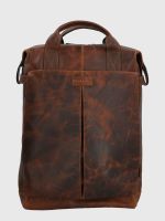 Mochila Cuero Hombre St Milton Back Café