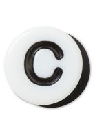 Jibbitz C Pequeña Carta de Amistad Blanco