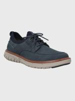 Zapato Cuero Hombre Smart Laceup Azul