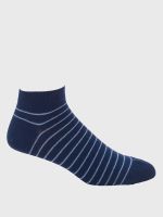 Calcetin Algodón Hombre Ped Finline Azul