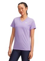 Polera Manga Corta Training para mujer Tech V-Neck morado