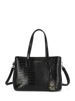 Cartera Mujer Croco Bag Negro