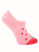 Calcetín Algodón Mujer Inv Cute Dog Rosado