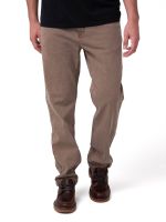 Jeans Rectos Mujer Confort Café Claro