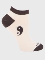Calcetin Algodón Mujer Ped Yang Beige
