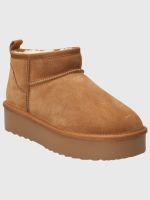 Botin Cuero Mujer Ash Café