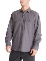 Camisa Manga Larga Hombre Flannel Gris