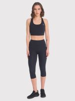 Calza deportiva Mujer Capri Nora Negra