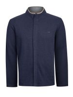 Polerón Algodón Orgánico Doble Azul Hombre