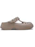 Zueco Mujer Plataforma Classic Mary Jane Café