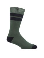 Calcetín Algodón Hombre Heavy Stripe Verde