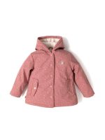 Chaqueta Niña Flores Rosado