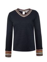 Polera Algodon Organico Mujer Pine Azul