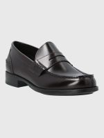 Mocasin MujerItaliano Cuero Rozato Burdeo