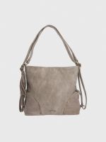 Cartera Mochila Ecocuero Mujer Lewis Café