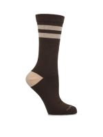 Calcetín Algodón Mujer C Cuff Simple Café