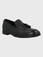 Mocasin Italiano Hombre Cuero Abete Negro