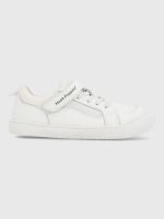 Zapato Escolar Cuero Niño Flexu Blanco