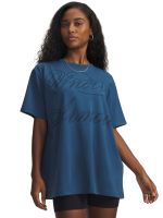 Polera M/C Mujer W Oversized Script Ss Polera Azul