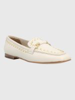 Mocasin Cuero Mujer Golden Days Blanco