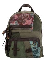 Mochila Textil Mujer Carmin Back Verde