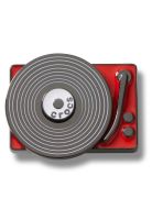 Jibbitz Crocs Tocadiscos Rojo