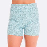 Short Mujer Biker Print Gris