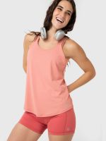 Polera Mujer Training Tank Aloe Rosado