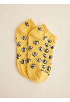 Calcetin Amarillo PeBees Niña