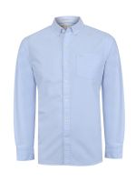 Camisa Algodón Orgánico Hombre Oxford Celeste