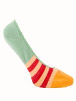 Calcetín Algodón Mujer Inv Rayuela Naranjo
