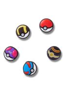 Jibbitz Pokébola Pack 5 Negro