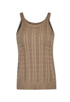 Polera Algodón Orgánico Café Samar Mujer