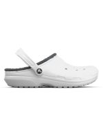 Zueco Crocs Mujer Classic Lined Chiporro Blanco