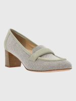Zapato Brunate Mujer Cuero Lazzaro Gris