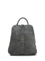 Mochila Ecocuero Mujer Laerke Back Gris
