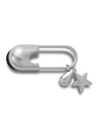 Jibbitz Seguro Plateado Meta Plateado